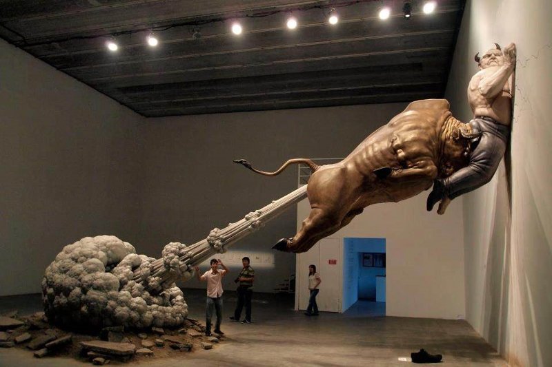 bull-fart-sculpture-china