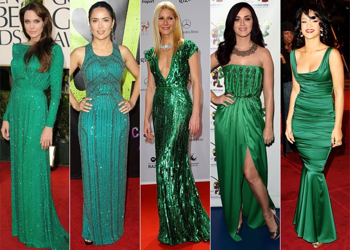zelena haljina
